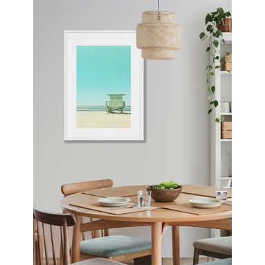 Lámina Playa con Cabaña Vigilantes 2 2