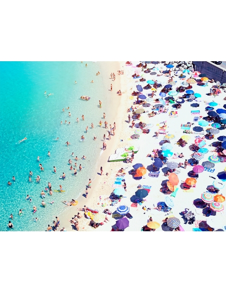 Lámina Playa con gente