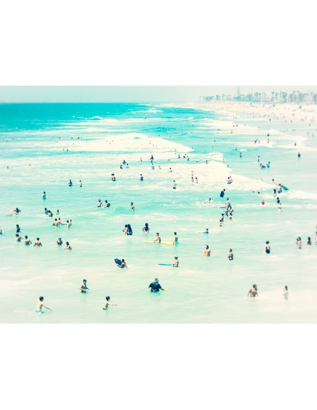 Lámina Playa con gente 2