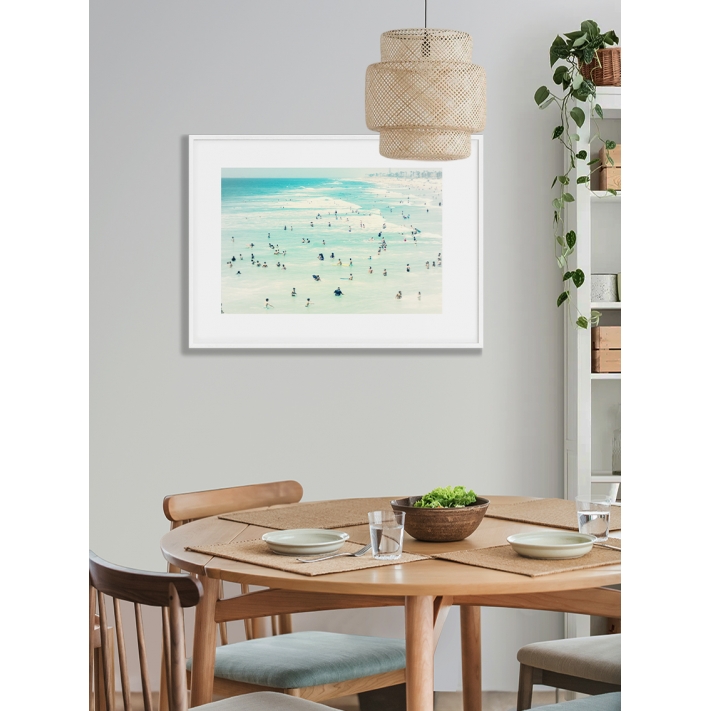 Lámina Playa con gente 2