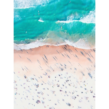 Lámina Playa con gente 3