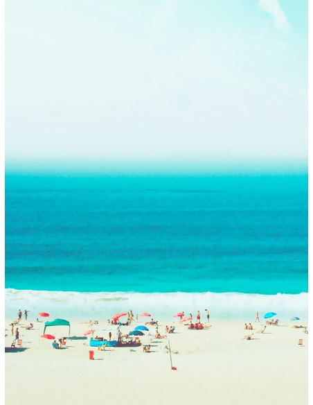 Lámina Playa con gente 12