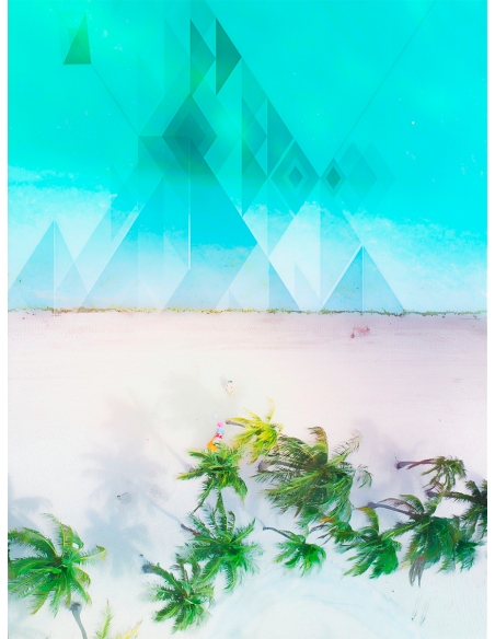 Lámina Playa Geométrica