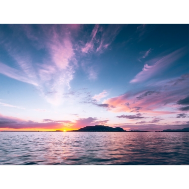 Lámina Puesta de Sol