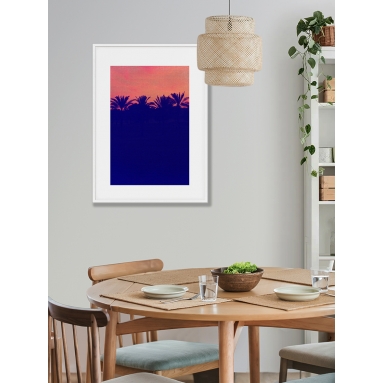 Lámina Puesta de Sol Tropical 2