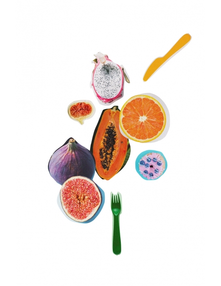 Lámina Collage frutas Lámina Collage frutas