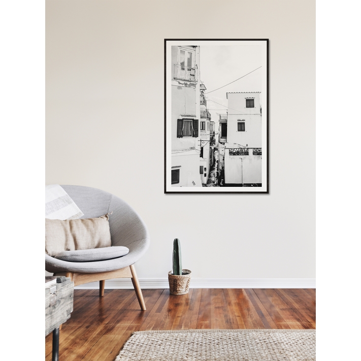 Lámina Callejuela Blanco y Negro