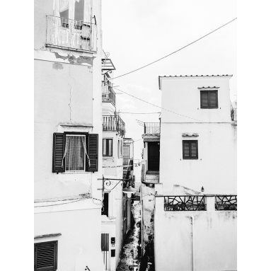 Lámina Callejuela Blanco y Negro