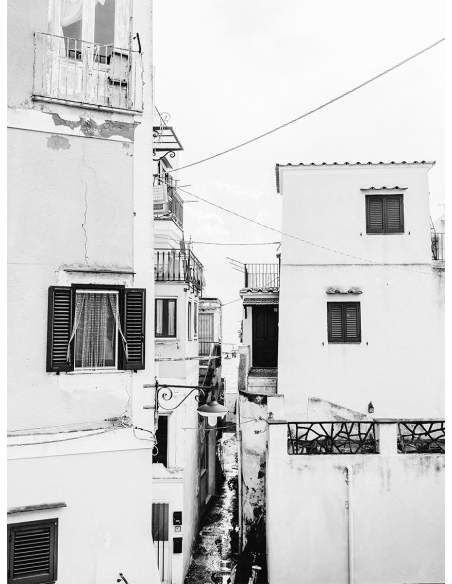 Lámina Callejuela Blanco y Negro