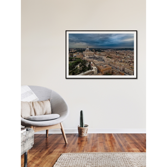 Lámina Italia. Plaza San Pedro