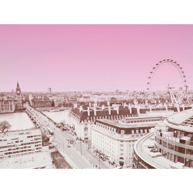 Lámina Londres Rosa