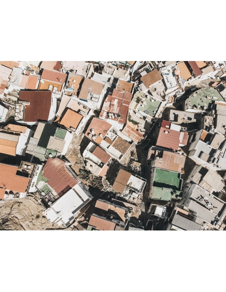 Lámina Pueblo desde aire