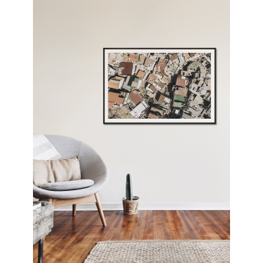 Lámina Pueblo desde aire 2