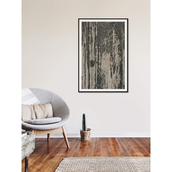 Lámina Puerta cerradura verde