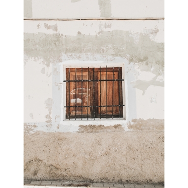 Lámina Ventana con rejas