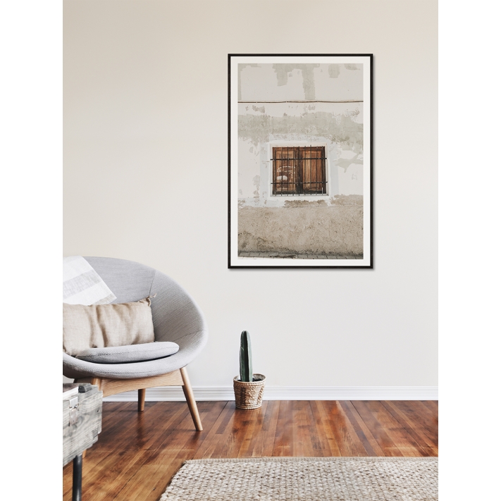 Lámina Ventana con rejas