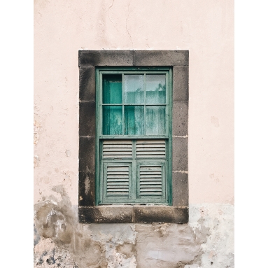 Lámina Ventana verde