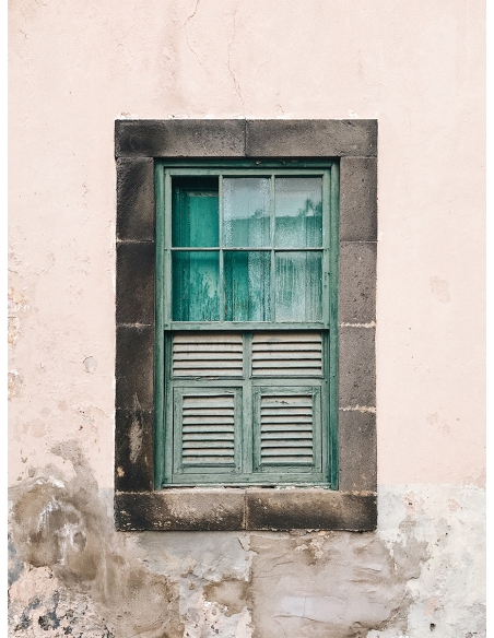 Lámina Ventana verde