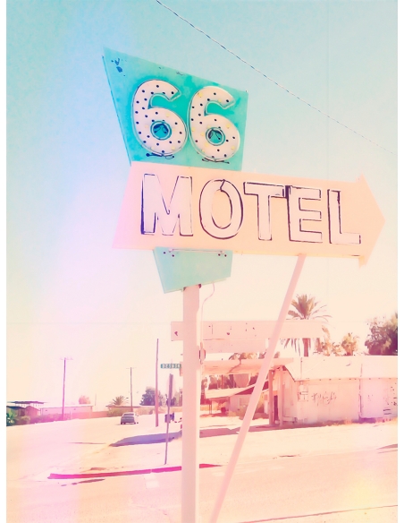Lámina Motel 66 Lámina Motel 66