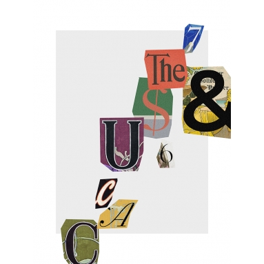 Lámina Collage Letras