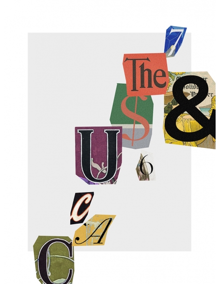 Lámina Collage Letras