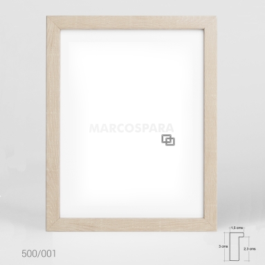 Marco de Madera Estándar Natural M500
