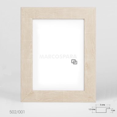 Marco de Madera Estándar Natural M502