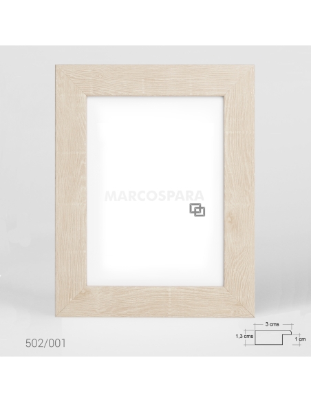 Marco de Madera Estándar Natural M502