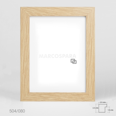 Marco de Madera Estándar Natural M504