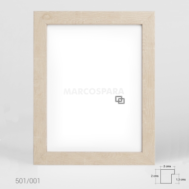 Marco de Madera Estándar Natural M501