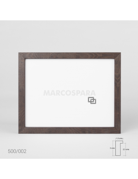 Marco a medida ref. 2682-16 gris oscuro ancho 4 cm