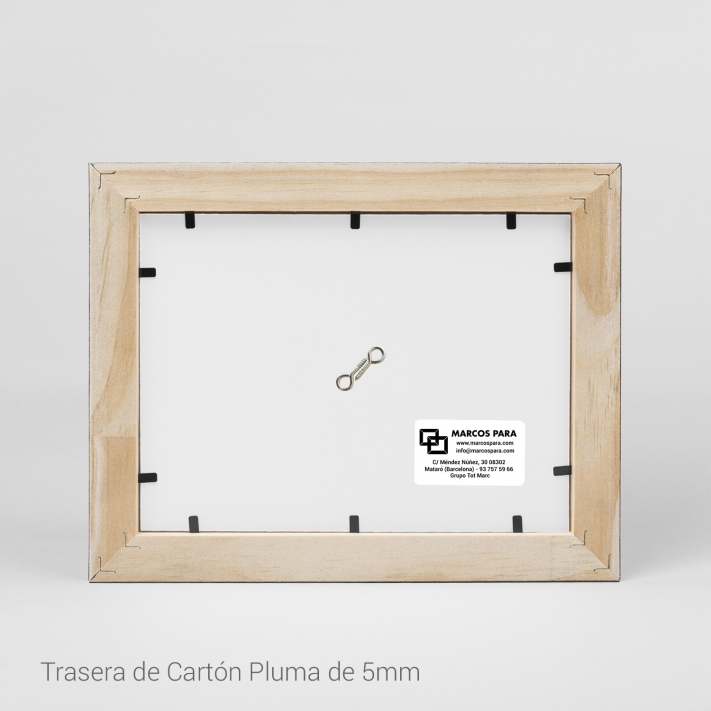 Póster personalizado con marco de madera para colgar – FotoStudio13
