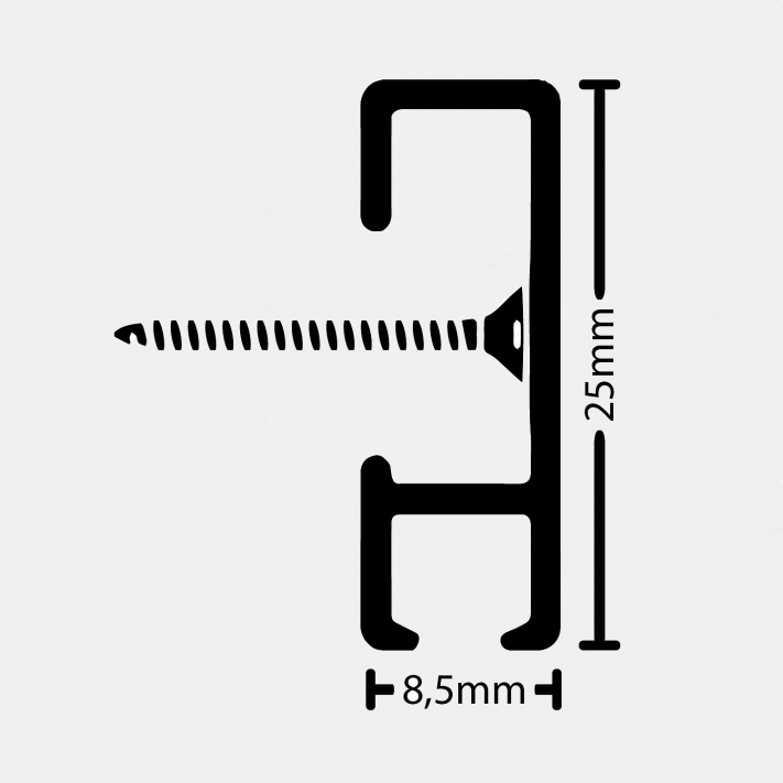 KIT GUIA PARED 2 Metros Twister +...