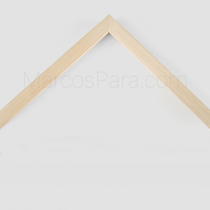 Mira Marco de madera Lafat 50x100 cm - blanco - Cristal estándar