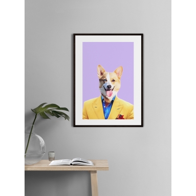 Lámina Perro Chaqueta 2