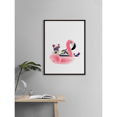 Lámina Rana en Flotador 2