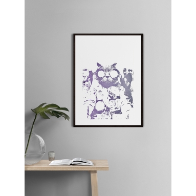 Lámina Gato Astronauta 2