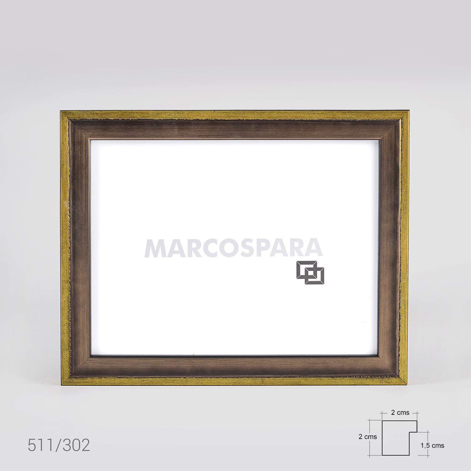 Marco de Madera para Puzzle Oro/Bronce